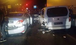 Çorum’da 5 araçlı zincirleme trafik kazası