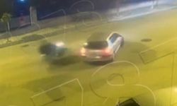 ’Dur’ ihtarına uymayan motosiklet, otomobil ile çarpıştı