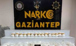 Gaziantep’te 58 kilo metamfetamin ele geçirildi