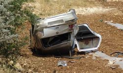 Gercüş’te virajı alamayan otomobil takla attı: 3 yaralı