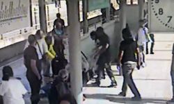 İZBAN güvenlik çalışanının öldüğü arbede anı kamerada