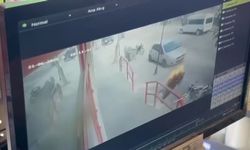 Jeneratör bir anda alev aldı, o anlar güvenlik kameralarına yansıdı