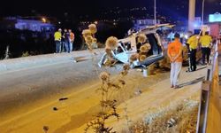 Kahramanmaraş’ta hafif ticari araç bariyere çarptı: 1 ölü, 1 yaralı