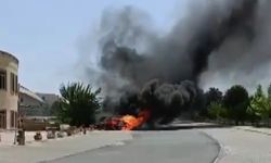 Kahramanmaraş’ta otomobil yangını