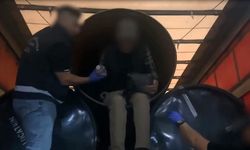 Kapıkule’de çelik borulardan 5 kaçak göçmen ve aranan şüpheli çıktı