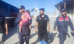 Kaybolan 2.5 yaşındaki kız çocuğunu jandarma buldu
