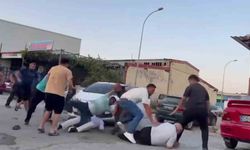 Kaza sonrası tekmeli, yumruklu kavga