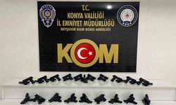 Konya’da 50 adet ruhsatsız tabanca ele geçirildi