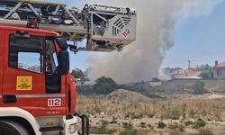 Konya’da metruk binada yangın paniği