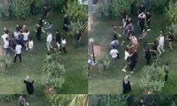 Mersin’de iki grup arasında sopalı sandalyeli kavga: O anlar kamerada