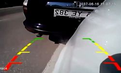 Mudanya Yolu’nda makas dehşeti...İki aracın karıştığı kaza kamerada