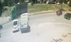 Nakliye kamyonu yayaya çarptı: 1 kişi ağır yaralı