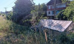 Otomobil evin bahçesine savruldu: 1 ölü, 3 yaralı