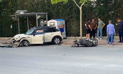 Otomobilin çarptığı motokurye hayatını kaybetti