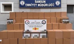 Samsun’da 2 milyon 862 bin adet kaçak makaron ele geçirildi