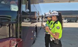 Tekirdağ Otogarı’nda bayram öncesi yolcu ve şoförlere trafik uyarısı yapıldı