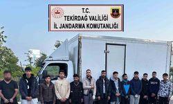 Tekirdağ’da 13 kaçak göçmen ve 1 organizatör yakalandı