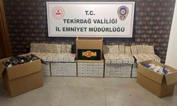 Tekirdağ’da 3 ilçede kaçak tütün ve makaron operasyonu