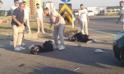 Tekirdağ’da motosiklet ile otomobil çarpıştı: 2 ağır yaralı