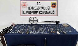 Tekirdağ’da tarihi eser operasyonunda binin üzerinde sikke ele geçirildi