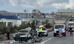 TEM’de otobüs ile otomobil çarpıştı: 3 yaralı