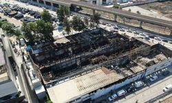 Yangındaki büyük hasar gün aydınlanınca ortaya çıktı