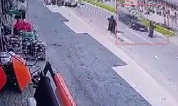 Yaya geçidinden geçerken canından oluyordu