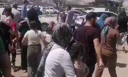 Yol çalışması esnasında yaşanan patlama hastanede paniğe neden oldu