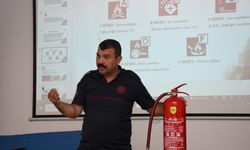 Büyükşehir’den personele yangın eğitimi
