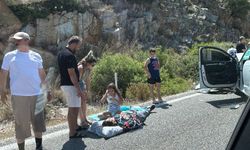Kuşadası- Seferihisar yolunda kaza... 3 yaralı