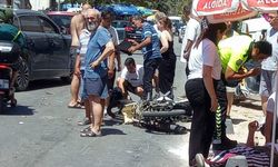 Erdek’te motosikletler çarpıştı: 2 yaralı