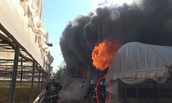 Duvar çöktü, itfaiye erleri son anda kurtuldu
