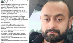MHP'li eski yönetici: 'Bebeğe kurşun sıkanlarla bir oldunuz' dedi, istifa etti
