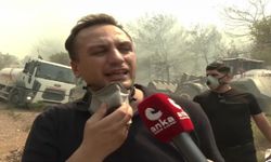 Başkan Eşki yangın bölgesinde: Hava inanılmaz sıcak ve rüzgar sürekli yön değiştiriyor