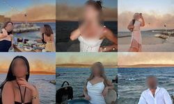 İzmir’de ormanlar yanarken alevlerin önünde poz verdi: Savunması pes dedirtti!