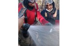 Buca’daki yangında bir can daha kurtarıldı: İtfaiye balığı hayata döndürdü