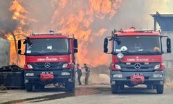 İzmir'de orman yangınına müdahale sürüyor