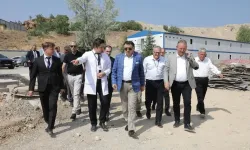 Vali Musa Işın Tavşanlı hastane inşaatını inceledi