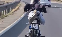 Yürekleri ağıza getiren tehlikeli sürüş...