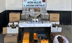 Söke’de kaçak tütün deposu ortaya çıkarıldı