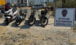 Aydın Kuyucak’ta motosiklet hırsızları tutuklandı