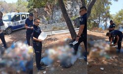 Zabıta ekiplerinden çevreyi kirletenlere ceza