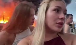 Yangını arka plan yaptılar! TikTok videosuna tepki yağdı