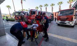 İZSU’da yangın söndürme, tahliye ve kurtarma tatbikatı