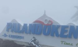 Palandöken'e mevsimin ilk karı yağdı