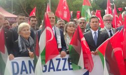 Muğla’da Gazze için Sumud Filosu'na destek mitingi
