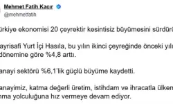 Türkiye Ekonomisi 20 Çeyrektir Durmaksızın Büyüyor