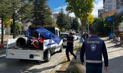 Uşak Belediyesi'nden 'Kaldırımlar Yayalarındır' denetimi