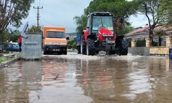 Foça'da yağış rekoru kırıldı!