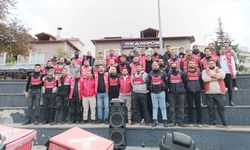 Yemeksepeti kuryeleri Denizli'de eylem yaptı